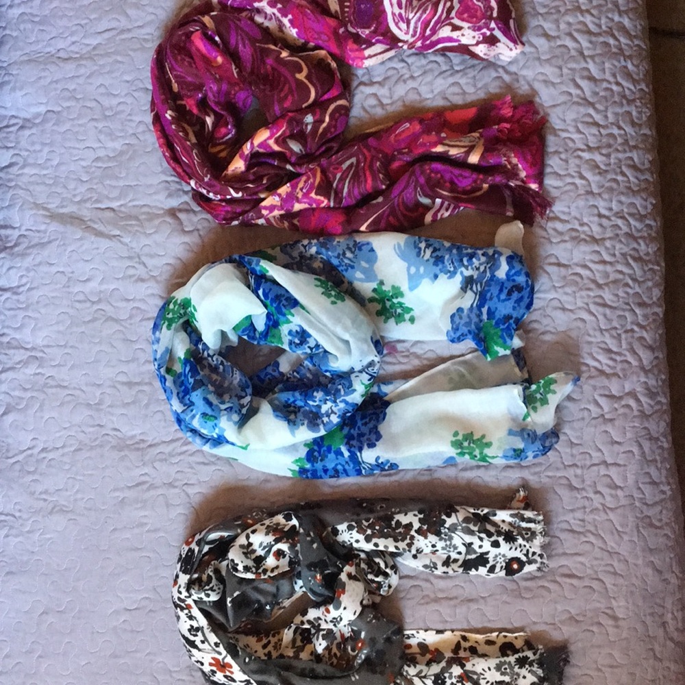 3 Charming Charlie scarves